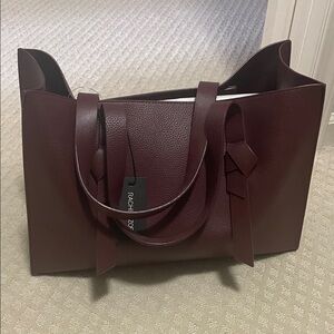 Rachel Zoe Deep Burgundy Tote